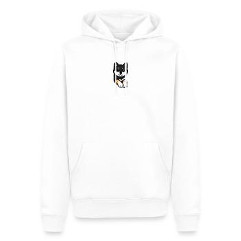 Niedlicher und lustiger Shiba Inu Hund - Männer Premium Bio Hoodie - Weiß - Vorne - Nico (187cm)