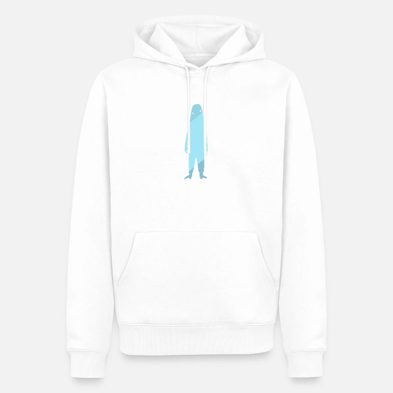 Créature mythique créature mythique - Sweat à capuche Premium bio Homme - blanc