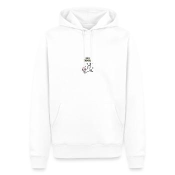 Be U Nicorn Grunge - Männer Premium Bio Hoodie - Weiß - Vorne - Nico (187cm)