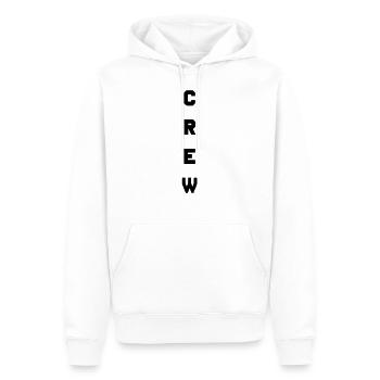 Crew fuer Dein Team - Männer Premium Bio Hoodie - Weiß - Vorne - Nico (187cm)