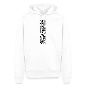 digital camouflage C3 - couleurs sélectionnables - Sweat à capuche Premium bio Homme - blanc - Devant - Nico (187cm)