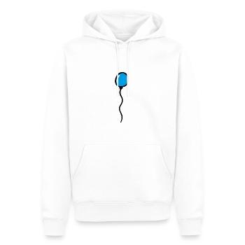 Balloon - Men’s Premium Organic Hoodie - white - Front - Nico (187cm)