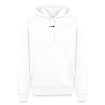 moin - Männer Premium Bio Hoodie - Weiß - Vorne - Nico (187cm)