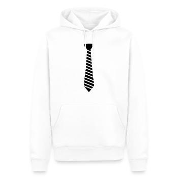 bachelor krawatte - Männer Premium Bio Hoodie - Weiß - Vorne - Nico (187cm)