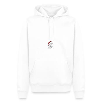 Santa Claus Beard Cutting - Men’s Premium Organic Hoodie - white - Front - Nico (187cm)
