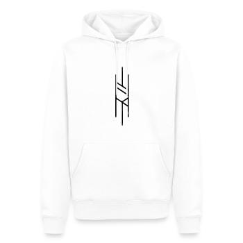 Rune Celts Symbol Gift Ornament Culture Spirit - Men’s Premium Organic Hoodie - white - Front - Nico (187cm)