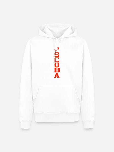Scuba Diving Saying - Men’s Premium Organic Hoodie - white