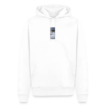 Unermesslichkeit der Landschaft - Männer Premium Bio Hoodie - Weiß - Vorne - Nico (187cm)
