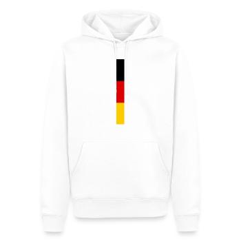 Drapeau de l’Allemagne - Sweat à capuche Premium bio Homme - blanc - Devant - Nico (187cm)