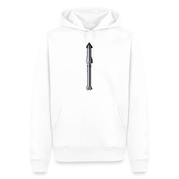 Starship Super Heavy SpaceX - Men’s Premium Organic Hoodie - white - Front - Nico (187cm)