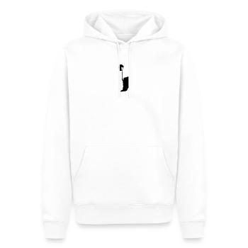 Enfant - Sweat à capuche Premium bio Homme - blanc - Devant - Nico (187cm)