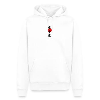 Karate - Männer Premium Bio Hoodie - Weiß - Vorne - Nico (187cm)