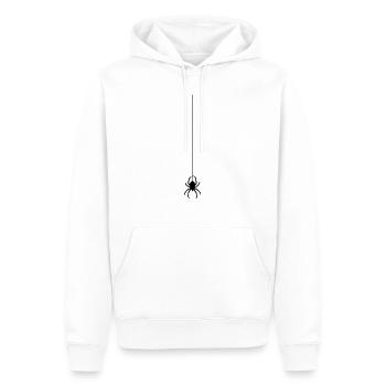 spinne am faden - Männer Premium Bio Hoodie - Weiß - Vorne - Nico (187cm)