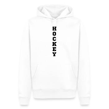 Hockey Original Gift Idea - Men’s Premium Organic Hoodie - white - Front - Nico (187cm)