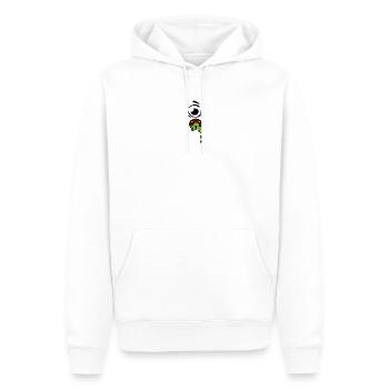 Glimmerndes Auge Tropfen-Design - Männer Premium Bio Hoodie - Weiß - Vorne - Nico (187cm)