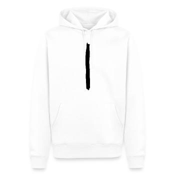Buchstaben I - Männer Premium Bio Hoodie - Weiß - Vorne - Nico (187cm)