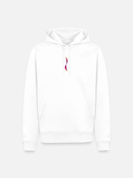 trennen - Männer Premium Bio Hoodie - Weiß