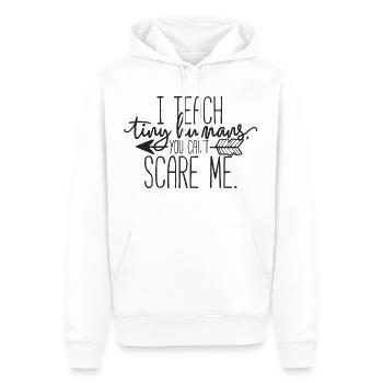 I Teach Tiny Humans Kids School Teacher Funny - Sweat à capuche Premium bio Homme - blanc - Devant - Nico (187cm)
