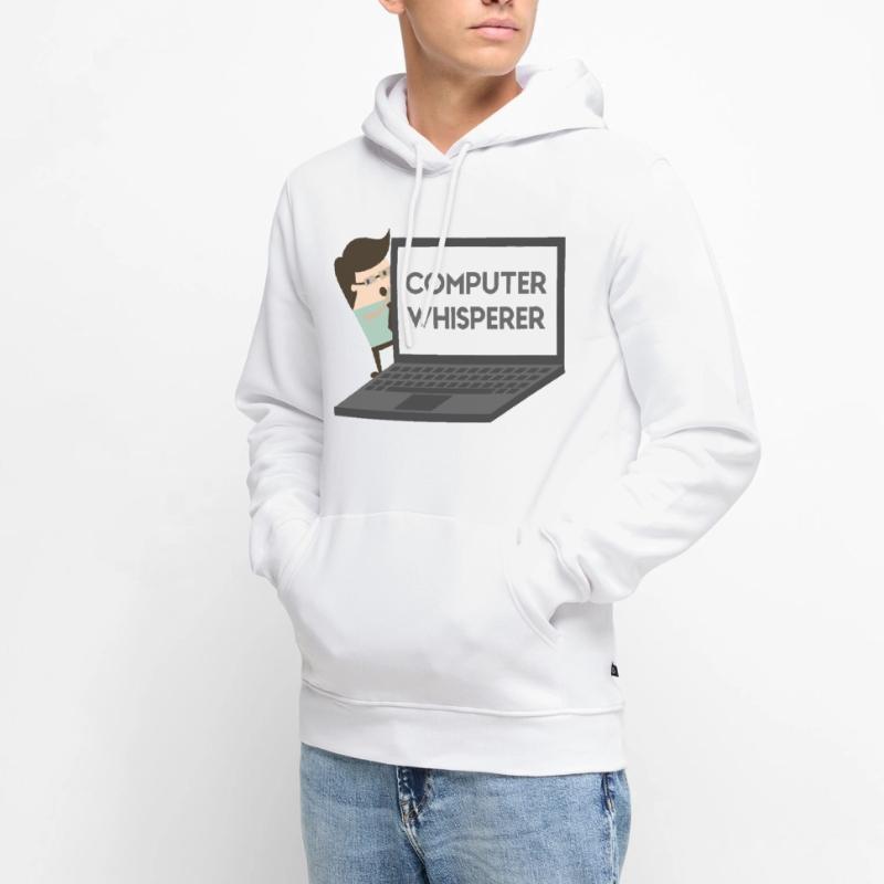 Computer Whisperer Programmierer Informatiker Männer Premium Bio Hoodie