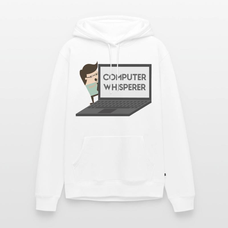 Computer Whisperer Programmer Computer Scientist Men’s Premium Organic Hoodie
