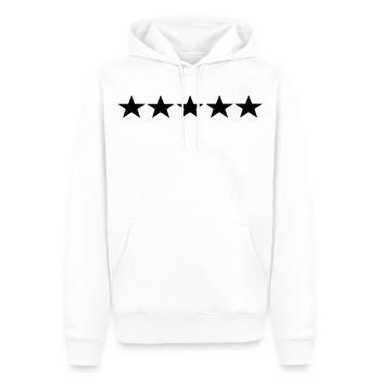 Sterne - Männer Premium Bio Hoodie - Weiß - Vorne - Nico (187cm)