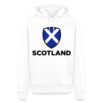 Drapeau national de l Ecosse - Sweat à capuche Premium bio Homme - blanc - Devant - Nico (187cm)