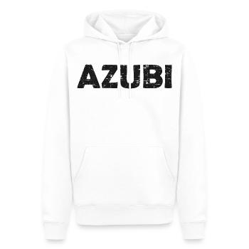 Azubi - Männer Premium Bio Hoodie - Weiß - Vorne - Nico (187cm)