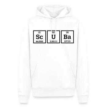 Scuba Chemie Chemiker Taucher Tauchen Geschenk - Männer Premium Bio Hoodie - Weiß - Vorne - Nico (187cm)