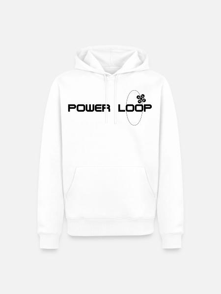 Power Loop Shirt - Men’s Premium Organic Hoodie - white