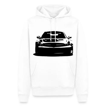 German Sportwaagen - Männer Premium Bio Hoodie - Weiß - Vorne - Nico (187cm)