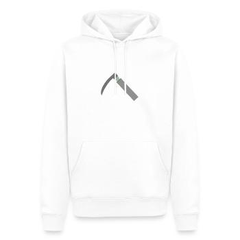 Laryngoscope de service d'ambulance d'anesthésiste - Sweat à capuche Premium bio Homme - blanc - Devant - Nico (187cm)