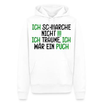 Puch Schnarchen Träume Geburtstag Opa - Männer Premium Bio Hoodie - Weiß - Vorne - Nico (187cm)