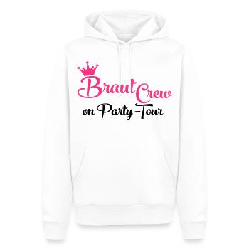 Team Bride - Männer Premium Bio Hoodie - Weiß - Vorne - Nico (187cm)