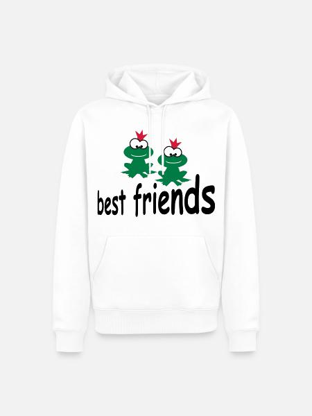 funny - Men’s Premium Organic Hoodie - white