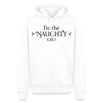 Noël - Sweat à capuche Premium bio Homme - blanc - Devant - Nico (187cm)