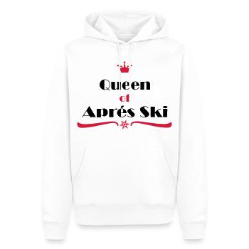 queen of apres ski - Männer Premium Bio Hoodie - Weiß - Vorne - Nico (187cm)