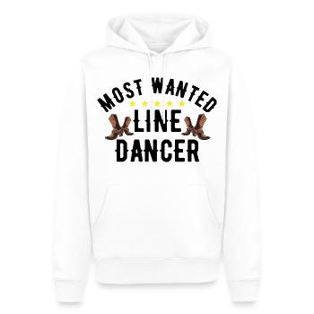 Most Wanted Line Dancer - Männer Premium Bio Hoodie - Weiß - Vorne - Nico (187cm)