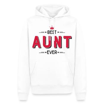 Tante - Sweat à capuche Premium bio Homme - blanc - Devant - Nico (187cm)