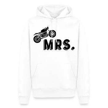 Women riding motorcycles - Men’s Premium Organic Hoodie - white - Front - Nico (187cm)