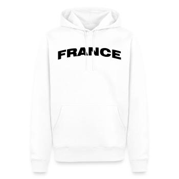Frankreich - Männer Premium Bio Hoodie - Weiß - Vorne - Nico (187cm)