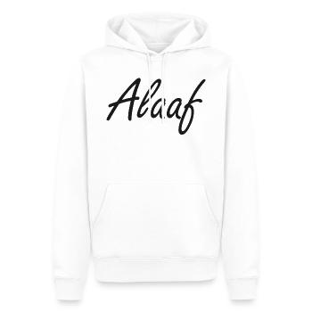 Alaaf - Männer Premium Bio Hoodie - Weiß - Vorne - Nico (187cm)