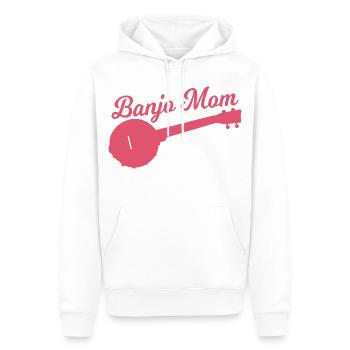 Banjospieler Mutter - Männer Premium Bio Hoodie - Weiß - Vorne - Nico (187cm)