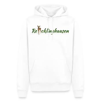 Re cklinghausen mit Reh - Männer Premium Bio Hoodie - Weiß - Vorne - Nico (187cm)