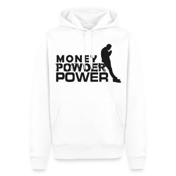 MPP schwarz - Männer Premium Bio Hoodie - Weiß - Vorne - Nico (187cm)