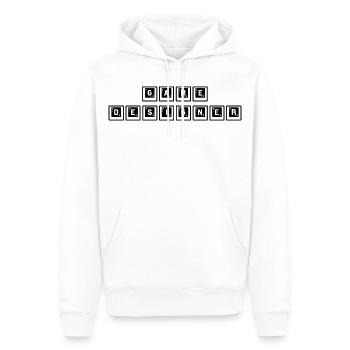 Conception de jeux - Sweat à capuche Premium bio Homme - blanc - Devant - Nico (187cm)