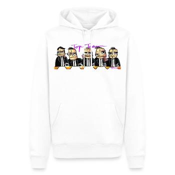 Tasse à café - Top Team - Sweat à capuche Premium bio Homme - blanc - Devant - Nico (187cm)