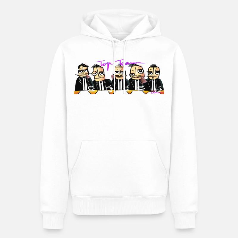 Tasse à café - Top Team - Sweat à capuche Premium bio Homme - blanc