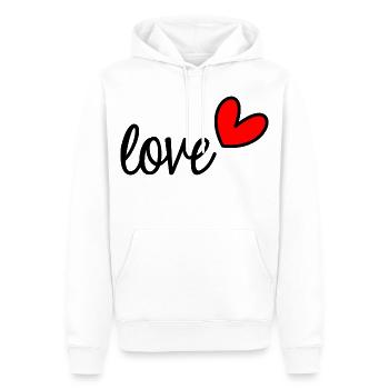 ICH HABE GERADE GEHEIRATET. Junggesellinnenabschied. VALENTINSTAG. PAAR - Männer Premium Bio Hoodie - Weiß - Vorne - Nico (187cm)