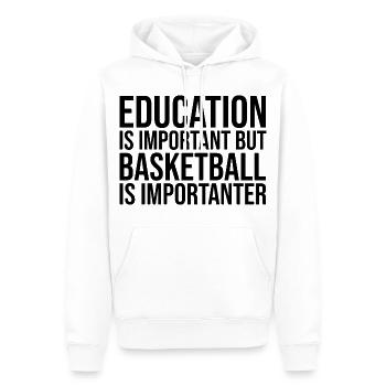 Basketball Basketball Basketball - Männer Premium Bio Hoodie - Weiß - Vorne - Nico (187cm)