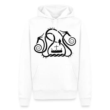 Sea serpents - Männer Premium Bio Hoodie - Weiß - Vorne - Nico (187cm)